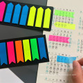 Custom memo pads fluorescent 10 PET classification index sticker special shaped sticky note N times office supplies Stationery